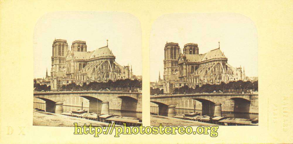 Paris - Eglise Notre-Dame par Duriaux (DX) N°19    {%[Indexation sur stereotheque.fr]https://www.stereotheque.fr/result,13437-0%} (Paris - Notre-Dame church. By Duriaux) 