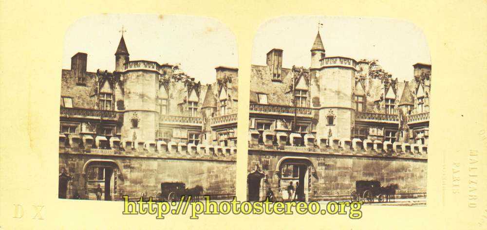 Paris - hôtel de Cluny. Par Duriaux (DX) N°24    {%[Indexation sur stereotheque.fr]https://www.stereotheque.fr/result,13439-0%} (Paris - Private mansion of Cluny. By Duriaux) 