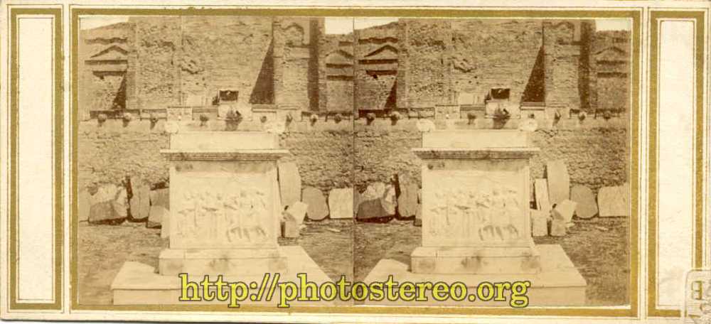 Italie. Pompei «Temple de Mercure  N°57 » (Italy, Pompei) 