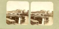 Paris - Le Pont Neuf. Etablissements de bains  {%[Indexation sur stereotheque.fr]https://www.stereotheque.fr/result,13521-0%} (Paris - The New Bridge. Baths) 