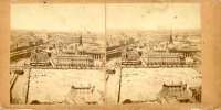 Paris - Panorama pris des tours de l'église Notre-Dame. Ile de la cité, ponts, palais de Justice, église de la Sainte Chapelle.  {%[Indexation sur stereotheque.fr]https://www.stereotheque.fr/result,13528-0%} (Paris - Panoramic view, from the towers of Notre-Dame Church. View of the City island, bridges accross the Seine) 