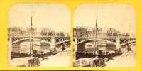 Paris - Pont des Saint pères. Pont du Carrousel.  {%[Indexation sur stereotheque.fr]https://www.stereotheque.fr/result,13559-0%} (Paris - Saint père Bridge, also named Carrousel bridge) 