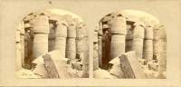 Egypte & Nubie. Vue d'une partie de la grande salle à Karnak. N°393. Par Frith (« Views in Egypt and Nubia. N° 393. Grat hall of columns at Karnac ») 
