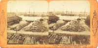 « Port militaire à Cherbourg. N°372. Ateliers de construction, bassin Napoléon. » par J.A. Vues de Frances. Par Block (Cherbourg, arsenal) 