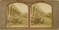 Région parisienne. Viaduc à identifier.  Imprimeur : Auguste Léon Marion (Area of Paris. Viaduct to identify) 