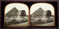 Egypte et Nubie - « 2388 - Vue du Sphinx et de la grande pyramide, à Gizeh, N°2 » Par Frith (N°388), ed Ferrier & Soulier (Egypt and Nubia - . View of the sphinx and the tall pyramid of Gizeh) 