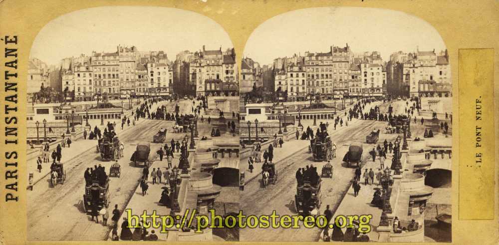 Paris - Paris Instantané. Le Pont Neuf    {%[Indexation sur stereotheque.fr]https://www.stereotheque.fr/result,13482-0%} (Paris - the «New Bridge ».) 