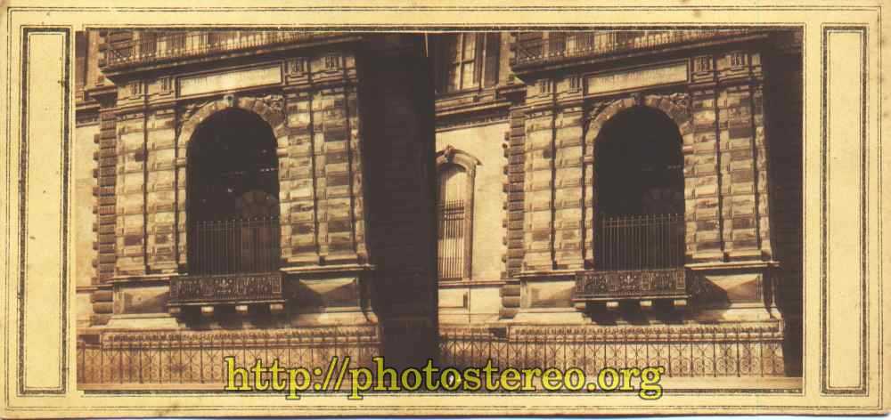 Paris - Le Louvre. entrée du musée  {%[Indexation sur stereotheque.fr]https://www.stereotheque.fr/result,13502-0%} (Paris - The louvre. Entrie of the museum) 