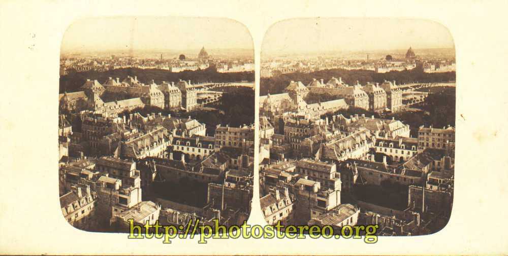 Paris - « Panorama de Paris. Côté du Luxembourg. N°22 »  {%[Indexation sur stereotheque.fr]https://www.stereotheque.fr/result,13522-0%} (Paris - Panoramic vue. Luxembourg side.) 