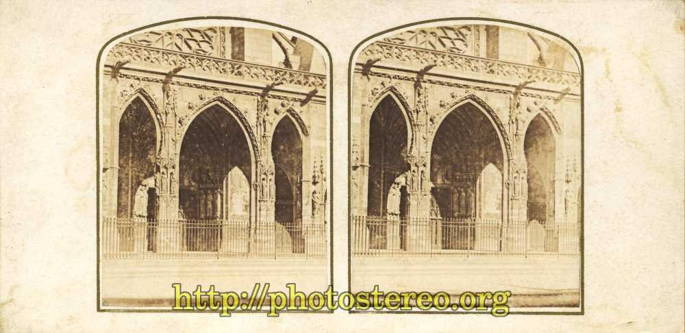 Paris. Eglise Saint Germain l'Auxerrois  {%[Indexation sur stereotheque.fr]https://www.stereotheque.fr/result,14491-0%} (Paris - Saint Germain l'auxerrois church) 