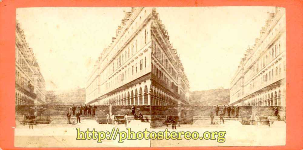 Paris - Commune de Paris. Barricades rue de Castiglione    {%[Indexation sur stereotheque.fr]https://www.stereotheque.fr/result,13427-0%} (Paris - the uprising of Paris (1871). Barricade on Castiglione street) 