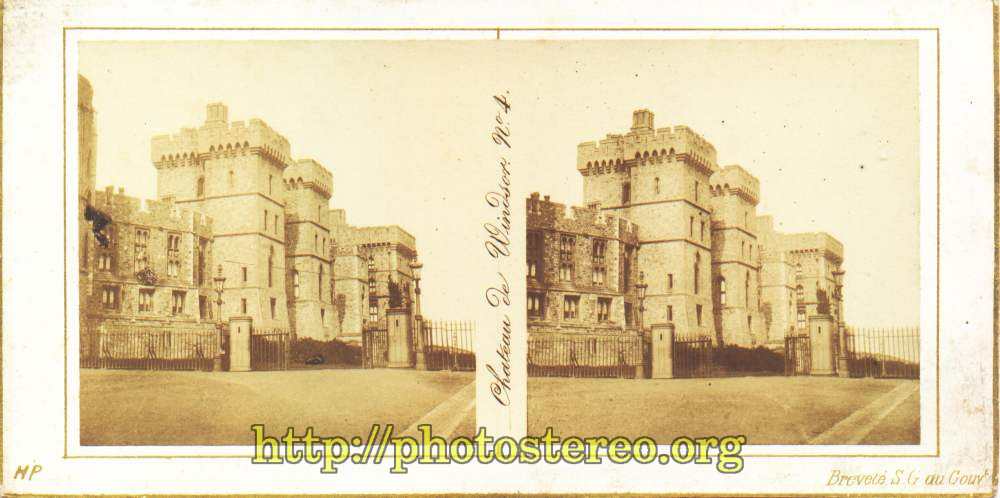 Grande Bretagne - Le château de Windsor. N°4. Par Henri Plaut. (Great Britain - The castle of Windsor.) 