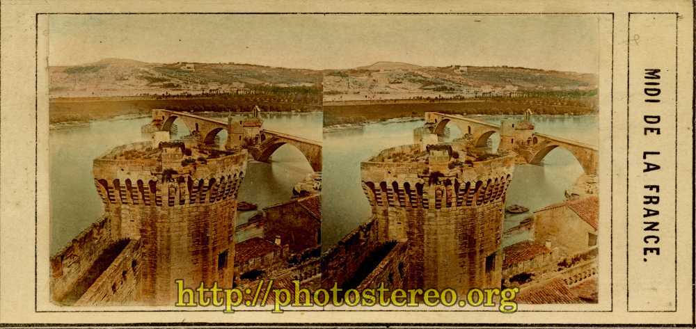 France - Avignon, le pont (France. Avignon, the Bridge) 